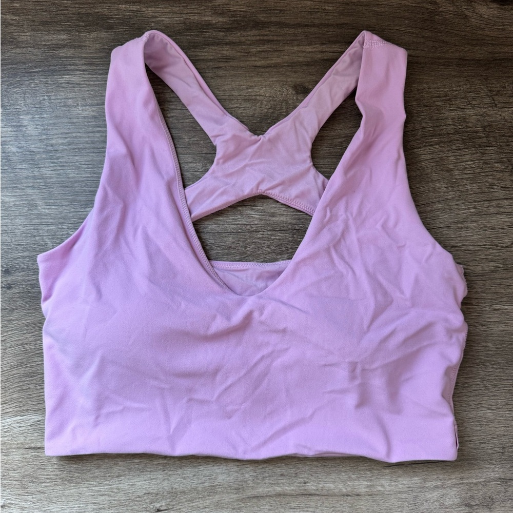 Lululemon light pink padded top